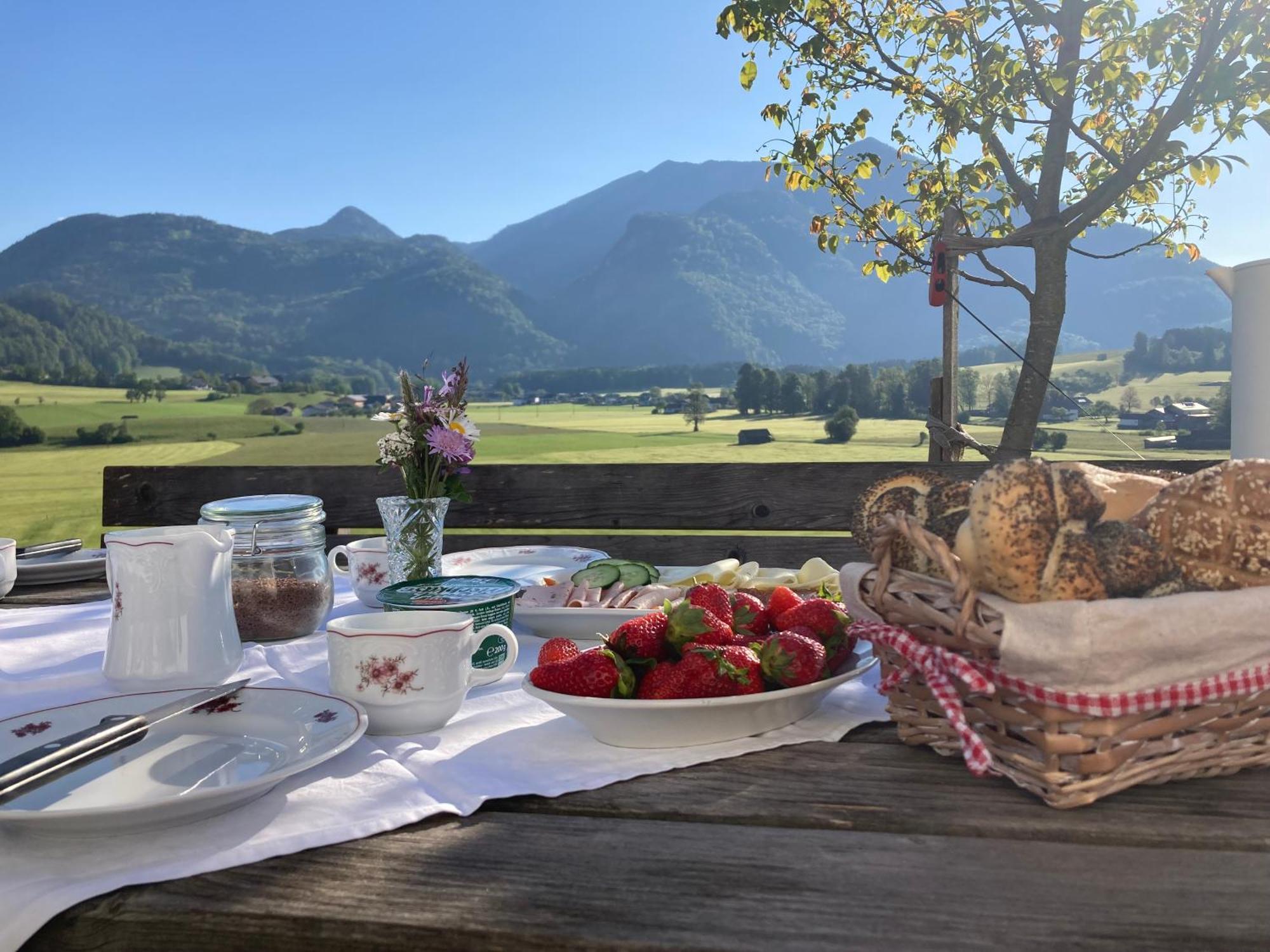 Villa Weinbachbauer - Urlaub Am Bauernhof Saint Wolfgang Esterno foto